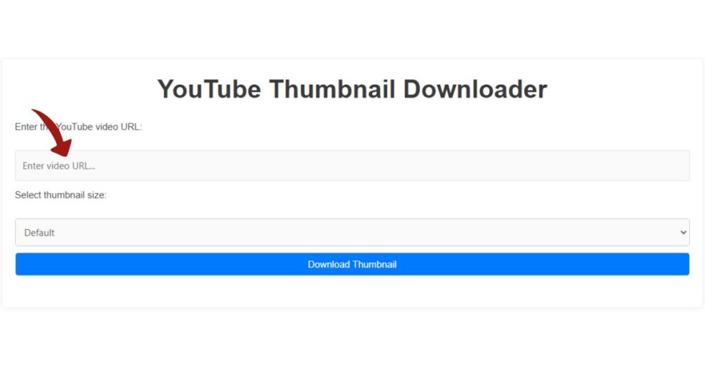YouTube Thumbnails Downloader
