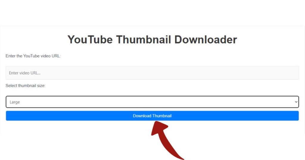 YouTube Thumbnails Downloader